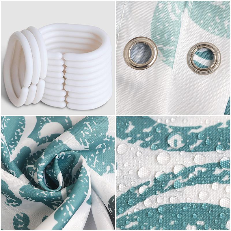 Европейская и американская геометрическая занавеска для душа в ванной комнате, 3D водонепроницаемая и устойчивая к плесени занавеска для душа PEVA, занавеска для душа Environm