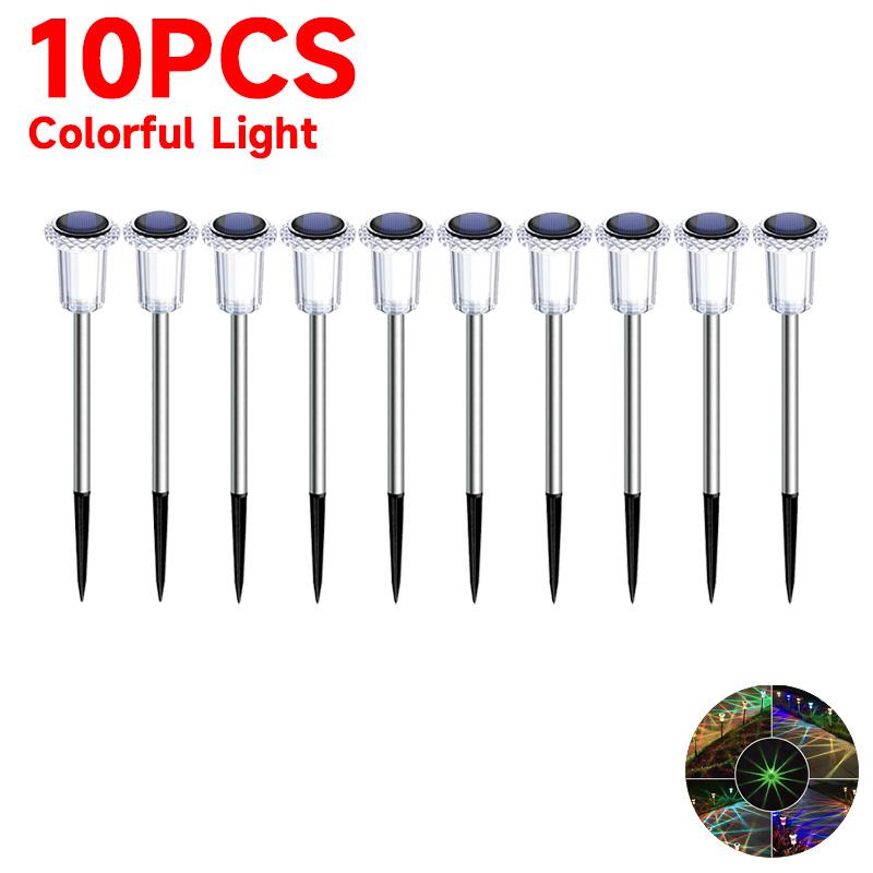 Солнечные уличные фонари, садовые лампы, водонепроницаемые, на солнечных батареях, пейзажные дорожки, уличные для двора, двора, лужайки, патио, декоративные