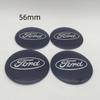 Автомобильная наклейка Ford 4 шт. 3D для Ford 56 мм 60 мм 65 мм Автомобильная эмблема Колпачок ступицы Колеса Наклейка-значок Накладки наклейка Стикер Декаль стайлинг авто Аксессуары