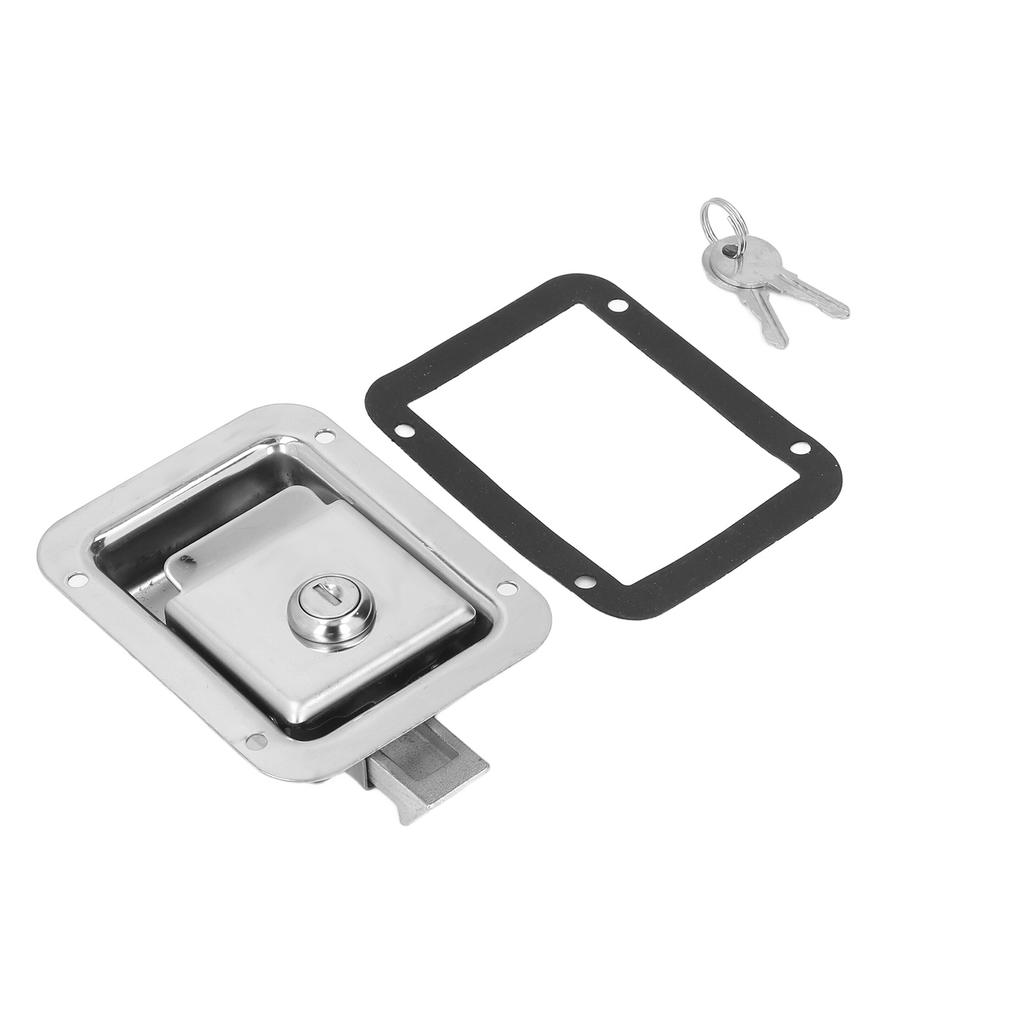 Travel Trailer Lock Travel Trailer Lock Stainless Steel Flush Mount Paddle Handle RV Door for Toolbox Cabinet Electric Box