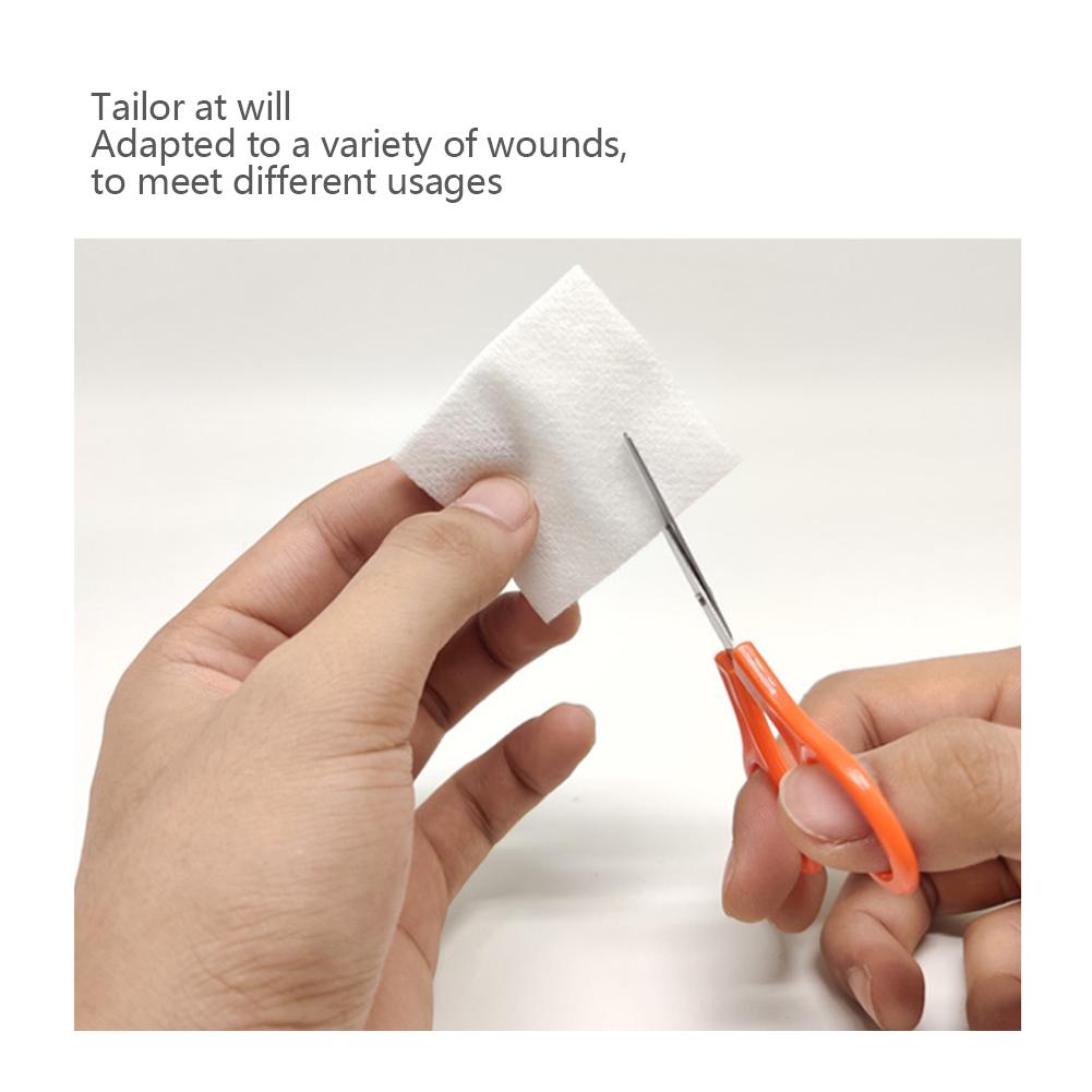 50/100 шт. стерильная нетканая марлевая повязка принадлежности для ухода за ранами марлевая повязка хлопковая первая помощь водонепроницаемая повязка на рану