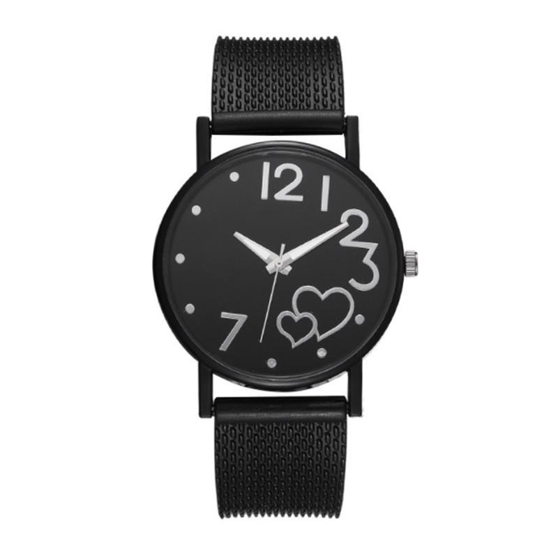 Women's Leisure Fashion Network Women's Watch with Love Shape Quartz Wrist Watch