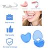 1Pc/2Pcs Denture Storage Box Various Shapes Eco-friendly PP Portable User-friendly Securely Store Braces Case