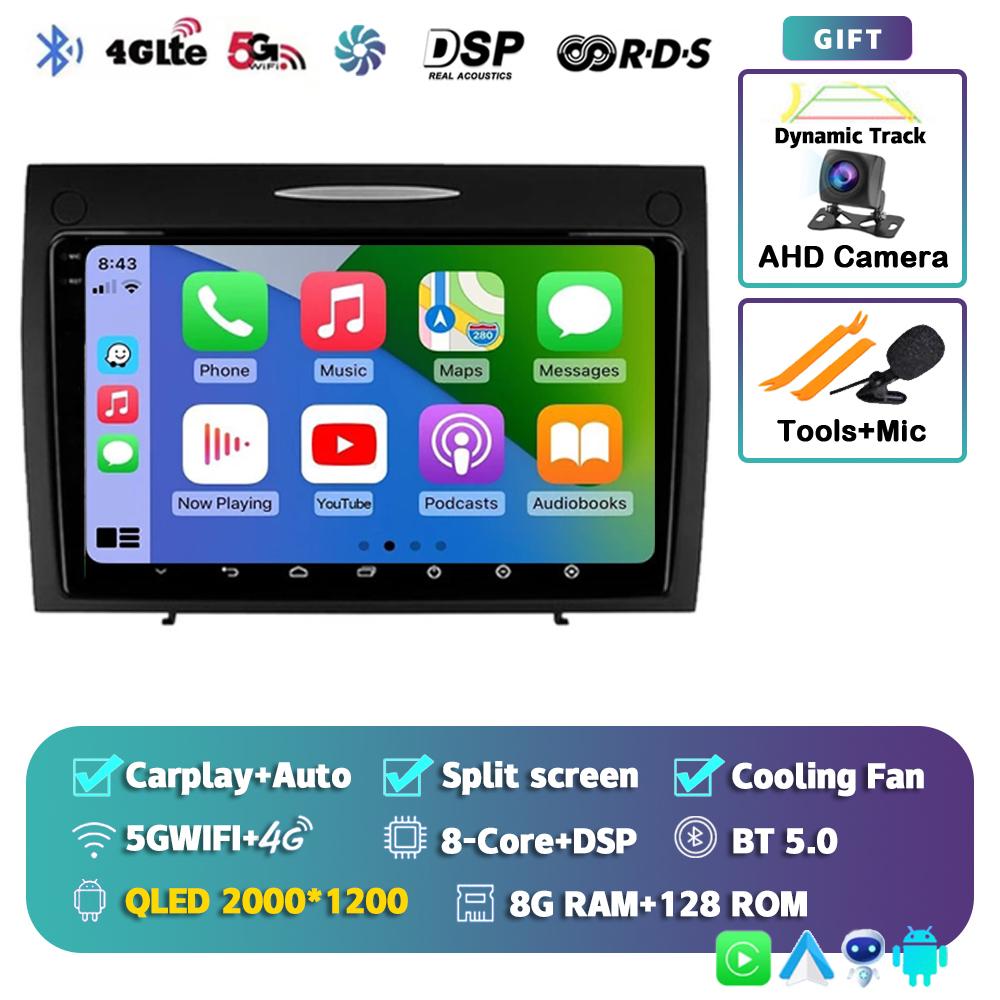 Android 14 автомобильное радио для Mercedes Benz SLK class R171 SLK200 SLK280 SLK300 2000-2011 GPS навигация мультимедийный проигрыватель стерео DSP