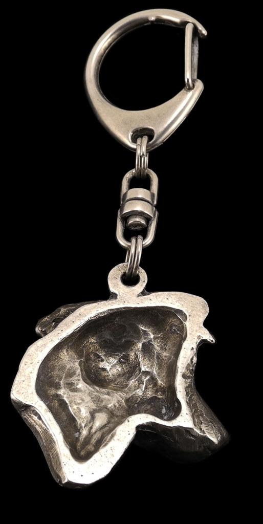 Джек-рассел-терьер - посеребренный брелок для ключей с собакой, украшение на сумочку, подвеска на рюкзак от бренда Art-Dog