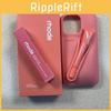 Силиконовый чехол для телефона Rhode Lip Gloss для iPhone 12 с противоударной функцией подставки