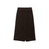 Corduroy Skirt Brown 8128