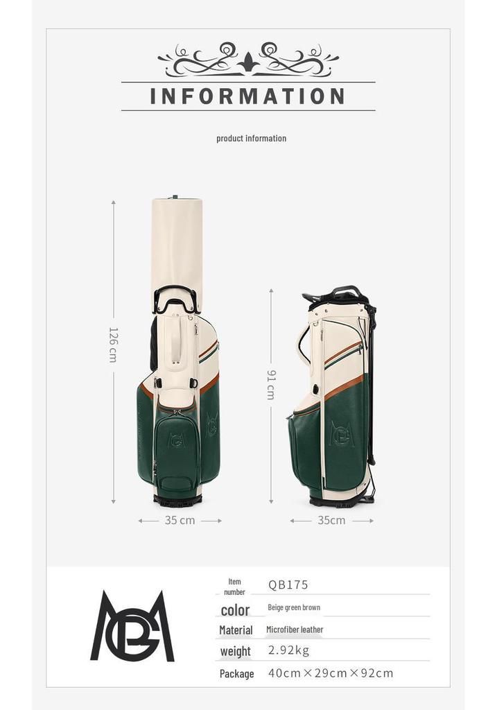PGM Women's Golf Stand Bag, Waterproof with 7 Dividers & Dual Shoulder Straps