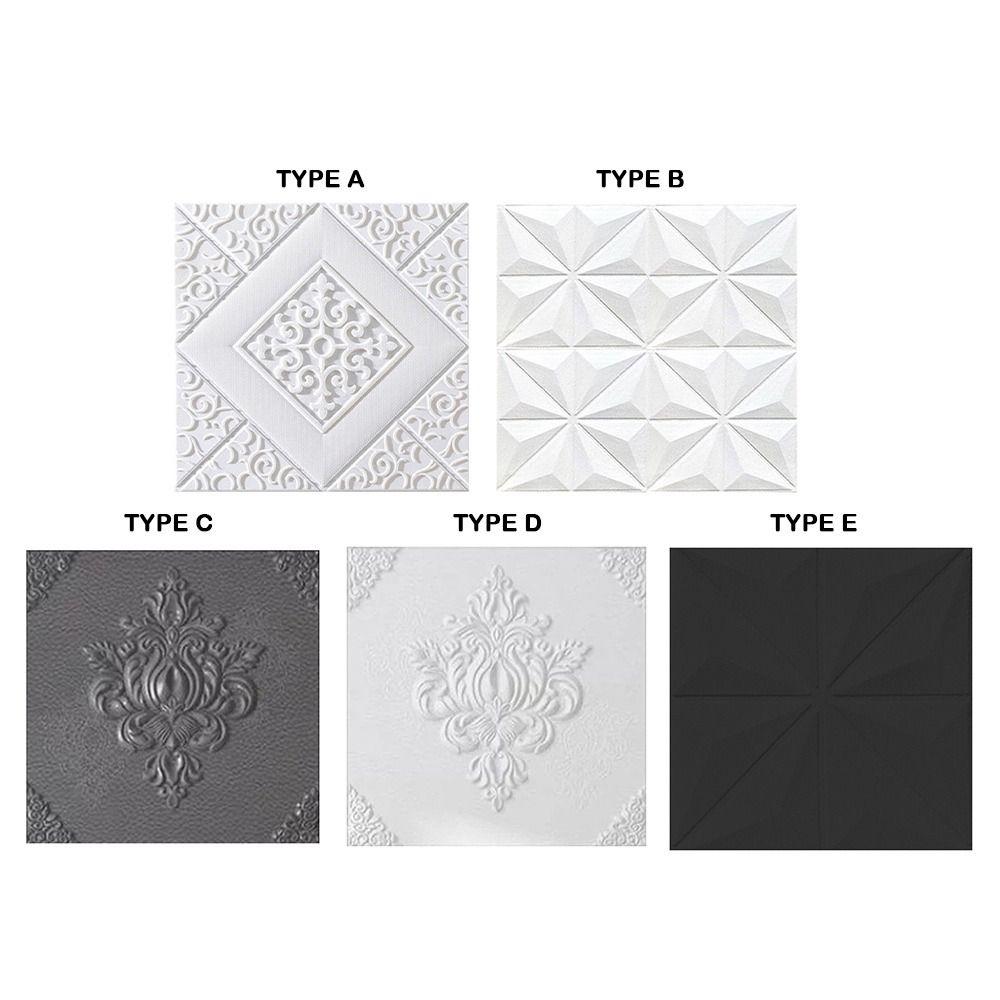 2 шт. 3D-эффект 3D Наклейки на стену Водонепроницаемые Потолочный фон Ремонт дома