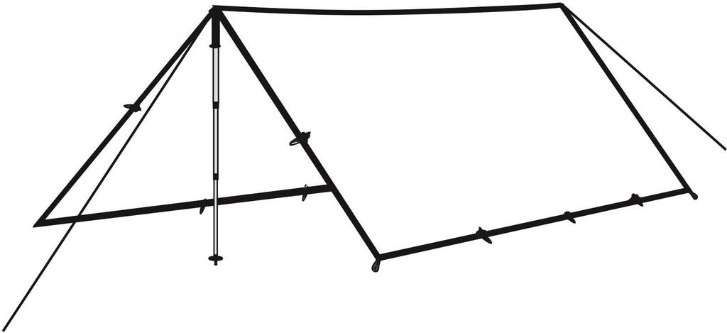 Robens Tarp 4 x 4 м Tarp 130261 Trail Range Series Robens (Трейловый брезент) [Элемент]