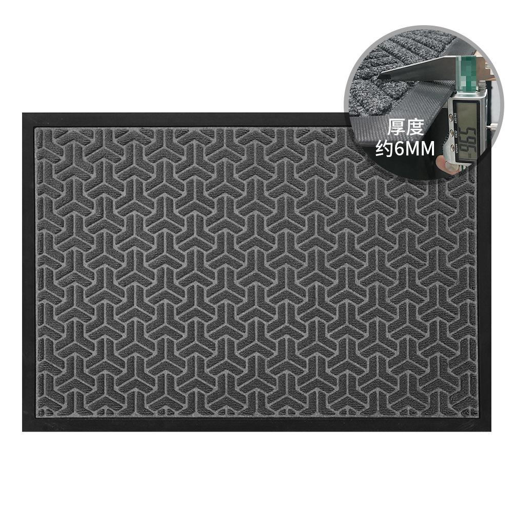 Hotel Gate Non-slip Resistant Rubber Floor Mat Shopping Mall Door Mat Household Suction Dust Mat
