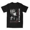 Novelty Horror Game Silent Hill 3 T Shirt Men Women's Heather Mason Tees Shirt Summer Clothes