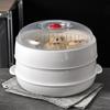 Microwave-Safe Multi-layer Steamer for Buns and Food