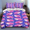 Pink frog pattern. Bedding Duvet cover sets Duvet covers Pillowcases gifts (1 * Duvet Cover 2 * Pillowcases, without duvet insert)