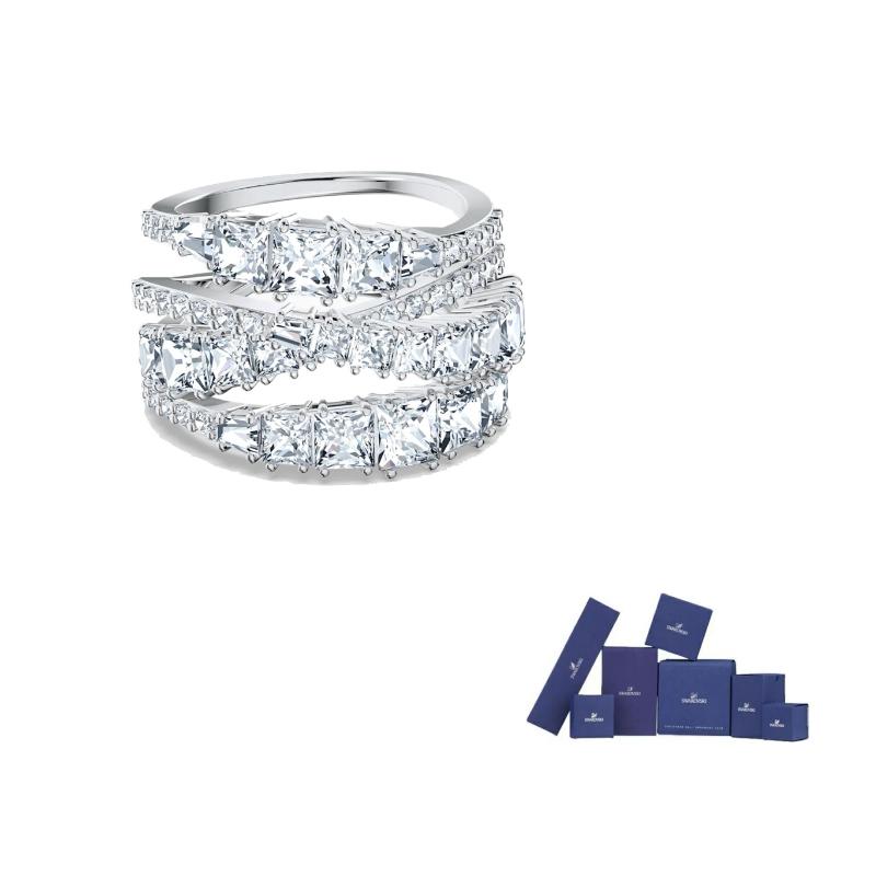 Swarovski Кольцо Twist Wrap с кристаллами