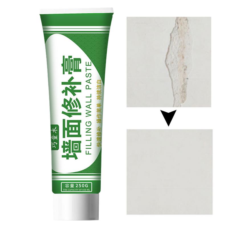 250 г. Крем для ремонта стен, герметик, водостойкий, против плесени, белый, быстросохнущий крем для ремонта стен
