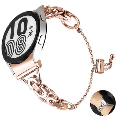 Ремешок из нержавеющей стали для Samsung Galaxy Watch7/FE/5 Pro/6/4 Classic 44/40мм для Galaxy 7 6 5 4 44 40мм 5Pro 45 Браслет без зазоров