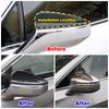 For Lexus ES ES200 ES250 ES300 ES350 2018 2024 Chrome Exterior Rearview Side Mirror Cover Trim ABS Auto Accessories Color Refit