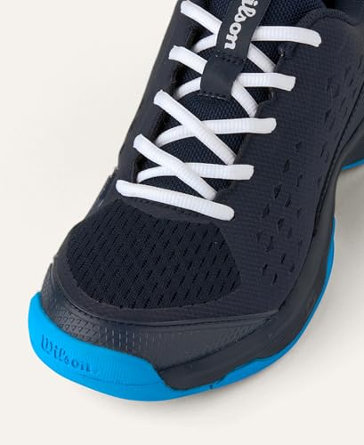 Wilson RUSH PRO JR Boys' Tennis Shoes, Blue, Size 18.5 Cm