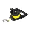 Diving Fishing Reel Scuba Diving Reel with Thumb Stopper Hook for Snorkeling Underwater Water Sports 46m Yellow Wire