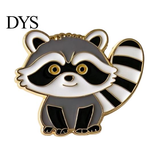 Alloy Brooch For Women Enamel Animal Pin, Cartoon Cat Dog Panda Lion Design Brooch, Funny Expression Scratch-Resistant Lapel Badge Small Accessories