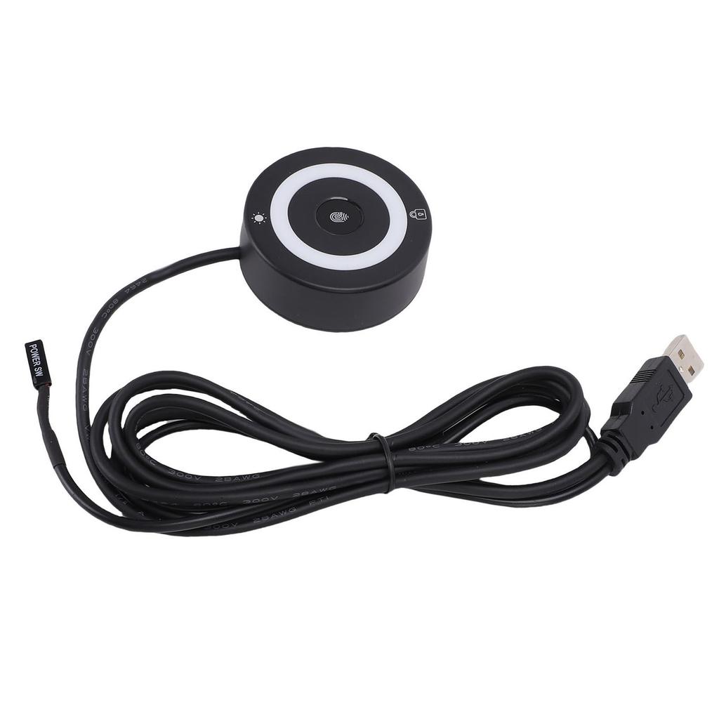 Портативный USB сканер отпечатков пальцев Поддержка для 10 11 360 градусов Сенсорное быстрое распознавание Биометрический сканер отпечатков пальцев с RGB подсветкой