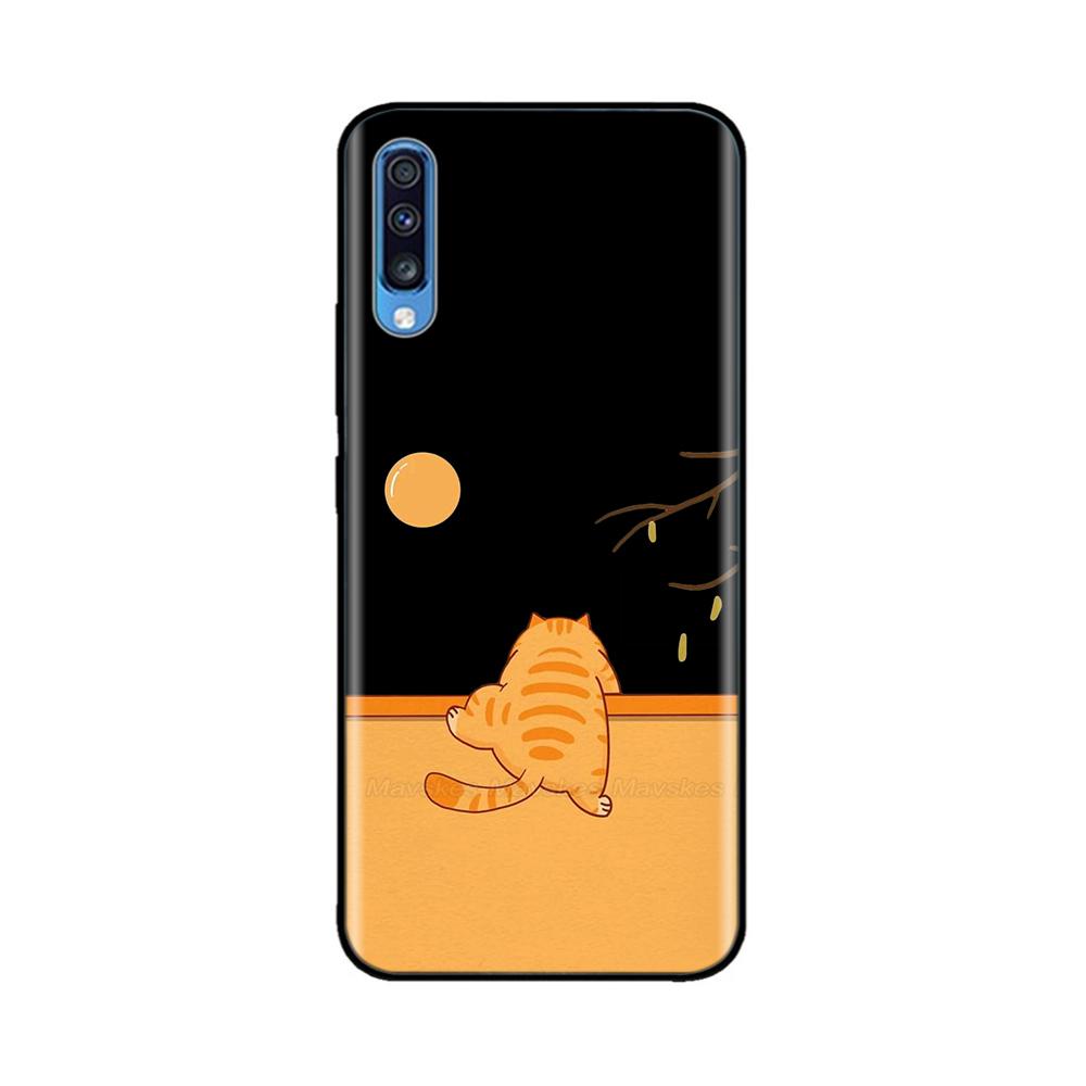 Ударопрочный чехол для Samsung Galaxy A70 Чехол Мягкий Силикон ТПУ Печатный Чехол для Samsung A70 Чехол A 70 A705F Funda Оболочка Задние Чехлы