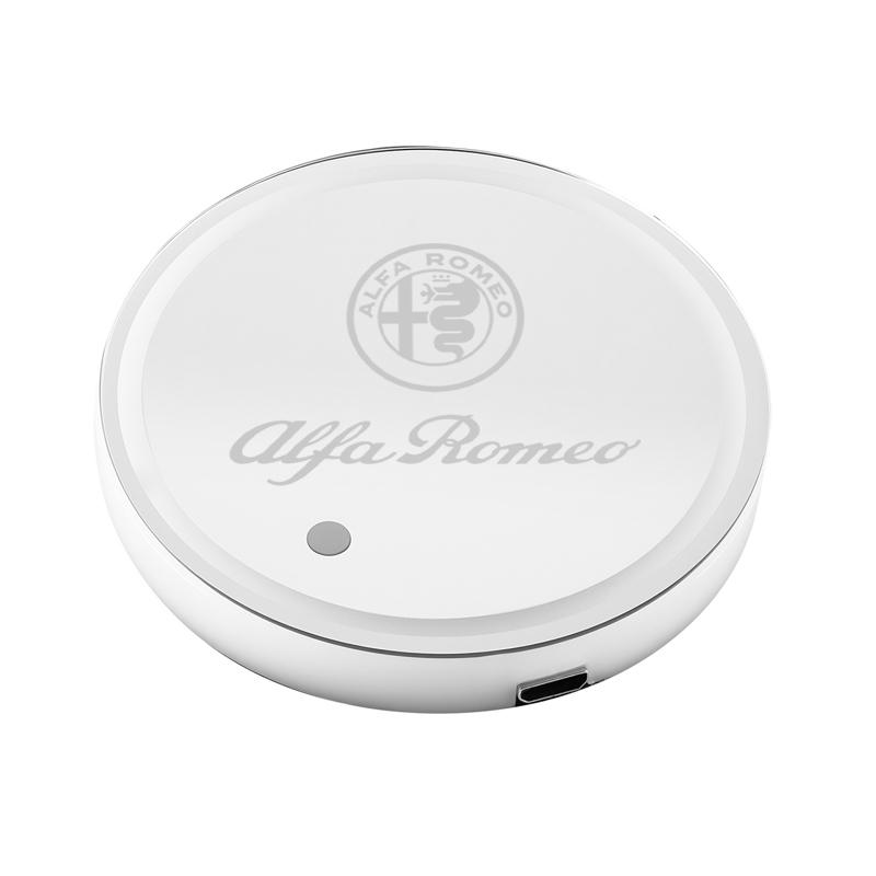 Alfa Romeo Tire Valve Caps Car Glowing Coasters LED Light Water Cup Mat For Alfa Romeo 4C Car USB Charging Color Change Coasters wzvc44