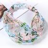 Thin Flower Pattern Headband Hair Cover Lace Headwear Gift Embroidered Headscarf  Female
