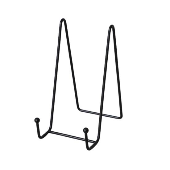 Metal Plate Display Stand Picture Frame Easel Tabletop Picture Stand Wire Easel for Display Photo Frame Book Sign Vinyl Record