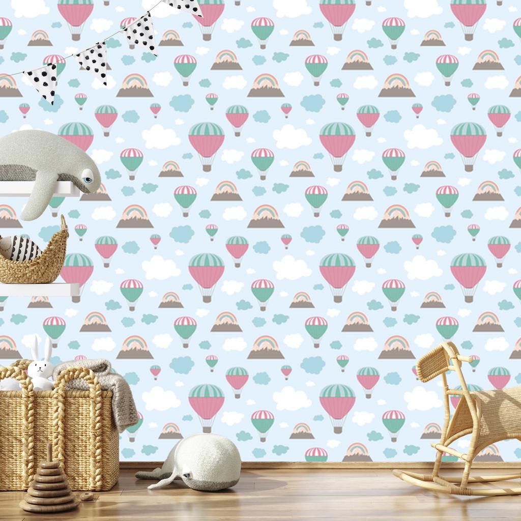 Balloons wallpaper for living room and bedroom 50x1000