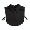 Classic Mens Shirt Fake Collar Detachable White Collars for Women Office Lady Work Half Shirt False Collar Clothing Accessories