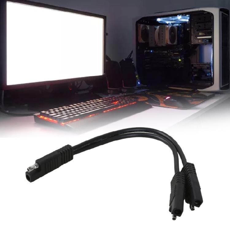 18AWG SAE Y Splitters Cable SAE 1 to 2/3/4 Charging Power Automotive Connectors