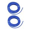 2PCS 4mm String Trimmer Line Nylon Round Trimmer Line Blue Lawn Mower Accessories for Husqvarna 5m