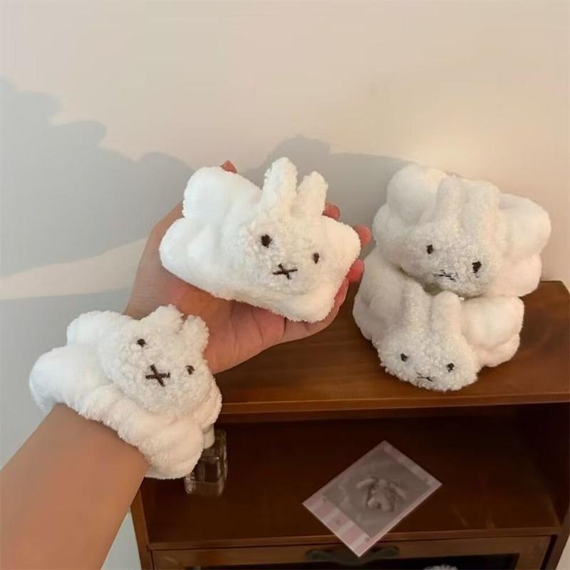 Miffy Waterproof Face Wiping Wristband Anti-Splash with Elastic Band CuteCartoon Bunny Skincare Drip-Proof Moisture-Wicking 6