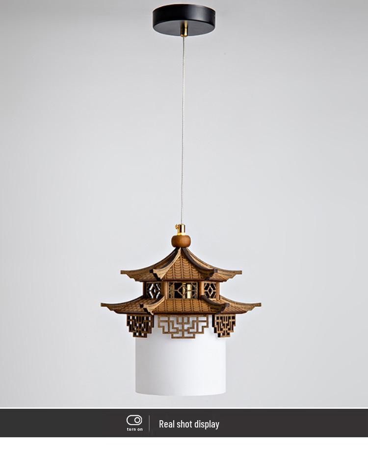 Song Dynasty Teahouse Chandelier: Classic Chinese Corridor Design