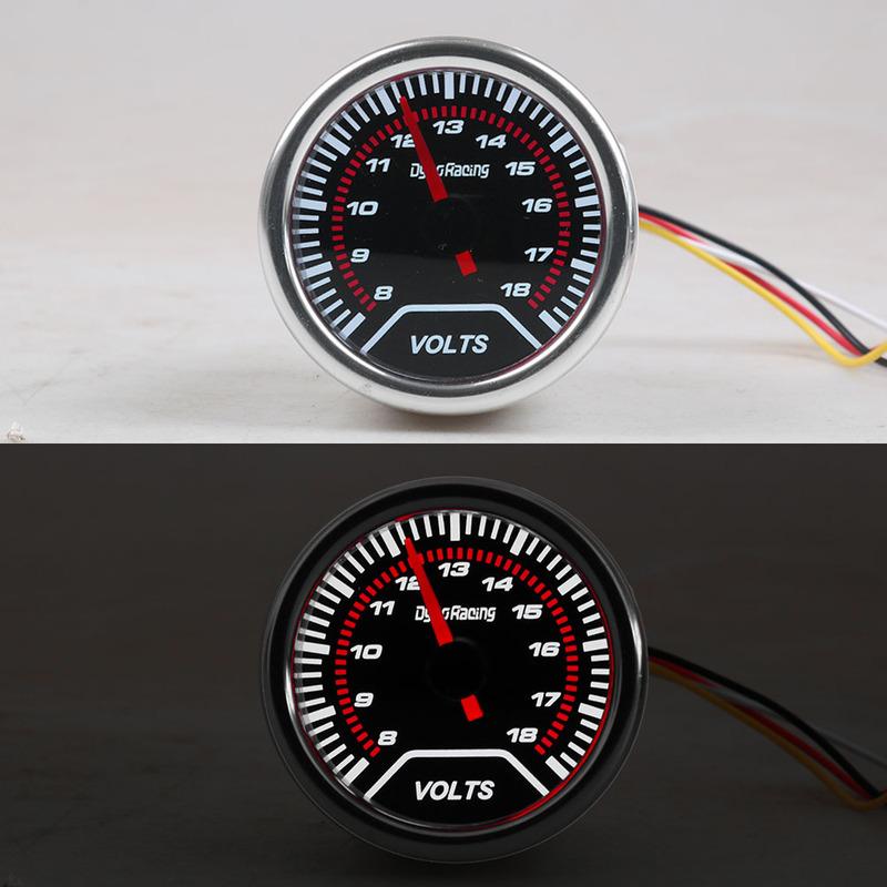 Dynoracing 2" 52mm boost gauge bar psi Exhaust gas temp water temp oil temp oil press Air fuel ratio gauge voltmeter tachometer
