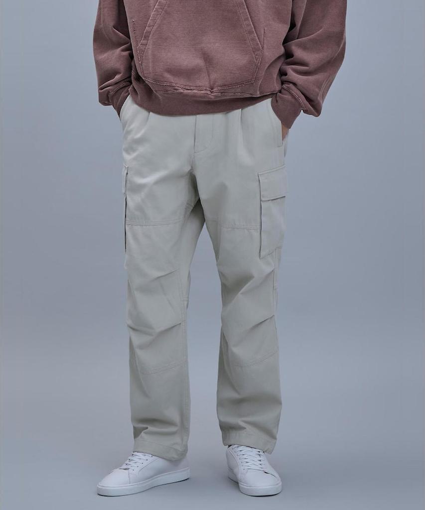SHIFT.G Semi Wide Cargo Pants Beige