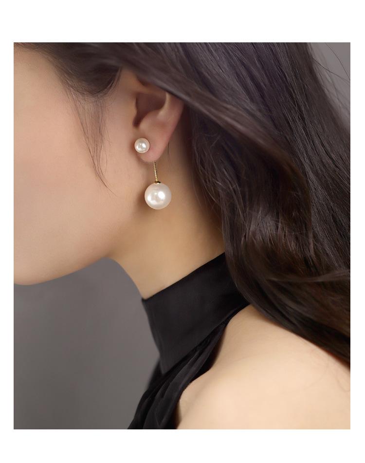 Длинные клипсы для ушей с кисточками и жемчугом: Элегантный, высококачественный, легкий, не требует пирсинга.