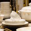 Mode Lanka 56-Piece Ceramic Wedding Dinnerware Set for 10