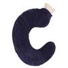 U Shaped Hot Water Bottle Warm Neck Soft Rubber Hot Water Bag with Detachable Cloth Cover Navy Blue