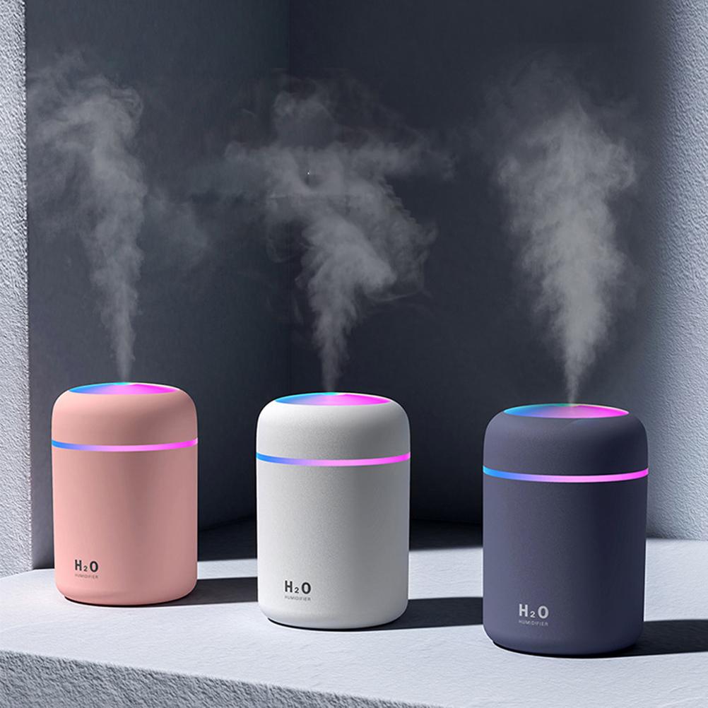 300ML Mini USB Humidifier with Night Light Mist Humidifier Air Humidifier For Room Office Desk