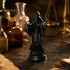 Прочная статуэтка эльфа-волшебника, 3D-печать, на устойчивом плоском основании, Готический ретро-аксессуар для рабочего стола или комнаты, темная магия, Декорация для полки, Искусство