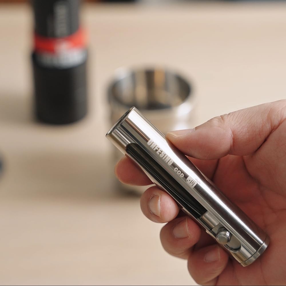 CafeSing COD Espresso WDT Tool, All Stainless Steel, Retractable Coffee Dispensing Needle