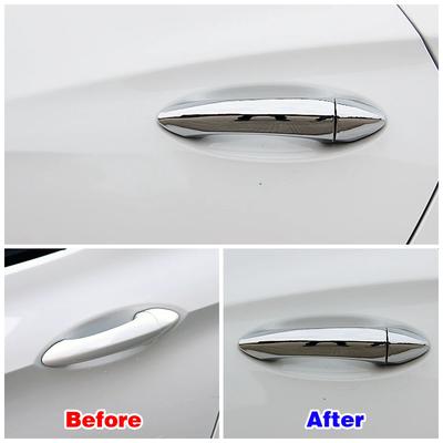 Для Vauxhall Opel Insignia B Astra K Ampera-e Хромированная накладка на наружную дверную ручку Хромированная стильная отделка Молдинг Рамка Безель