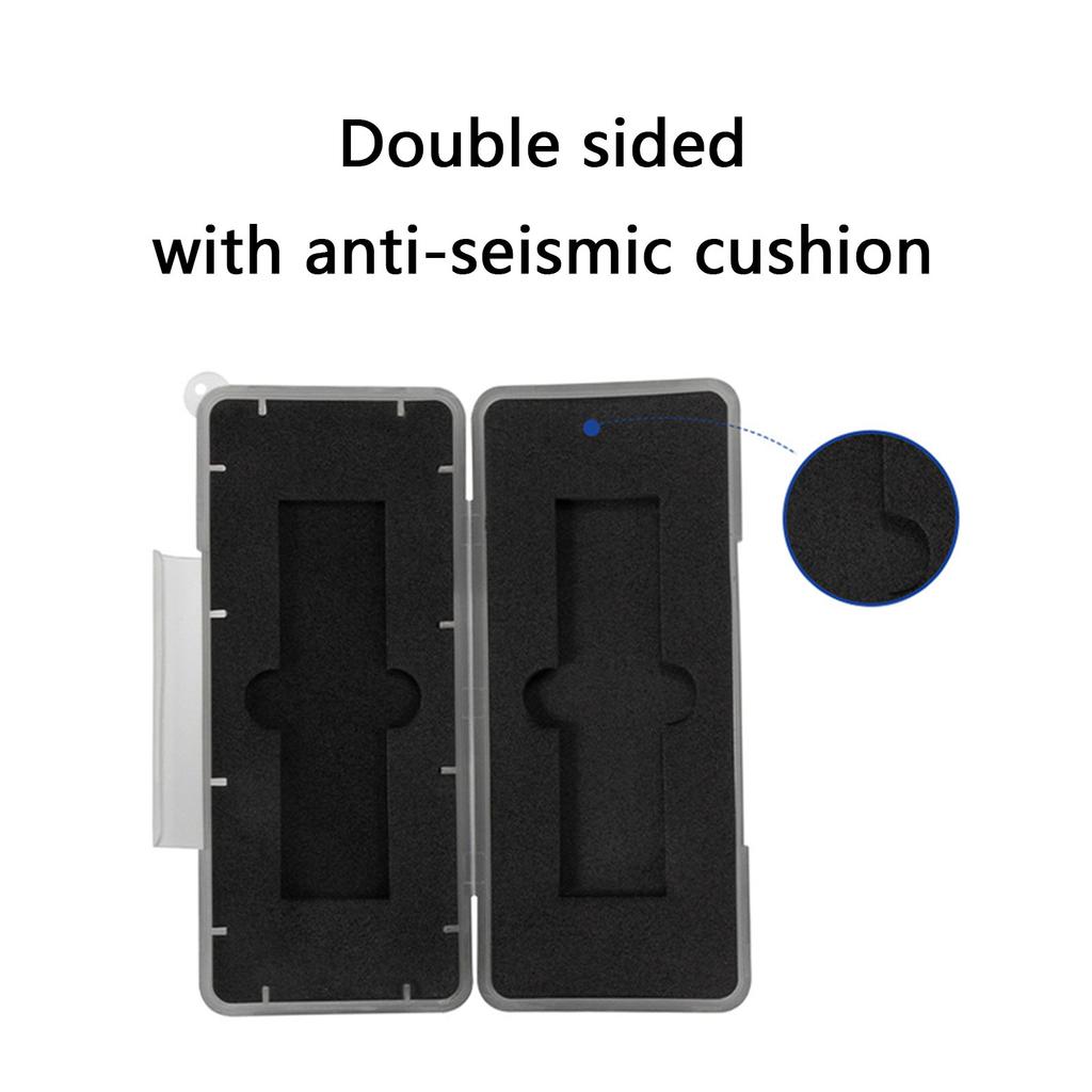 Кейс для хранения 2 накопителей M.2, портативный, пылезащищенный, ударопрочный дизайн для ИТ-профессионалов и цифровых энтузиастов