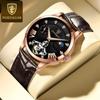 Новые роскошные мужские часы высшего бренда с коробкой, водонепроницаемые мужские кварцевые часы со светящимся календарем