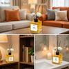 Flameless Essential Oil Aroma Diffuser: Long-Lasting Fragrance for Home & Hotel Feel, Eliminates Odors in Bedroom & Living Room