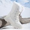 Thickened Snow Boots Antiskid Casual Winter Cotton Shoes Plush Warm Women's Short Boots Outdoor Work Shoes