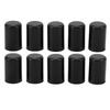 10Pcs Silicone Blanking Cap Universal Intake Vacuum Hose Tube End Bung Plug Inner Diameter 14mm Black